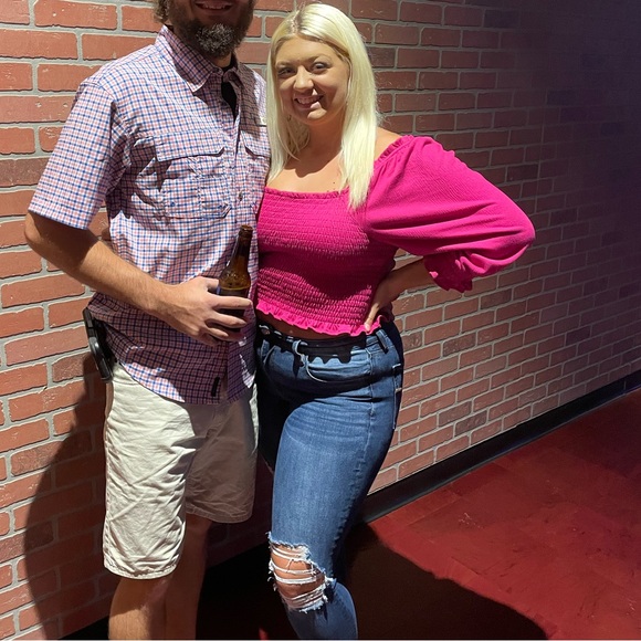 Free People Pink Blouse - Picture 1 of 4